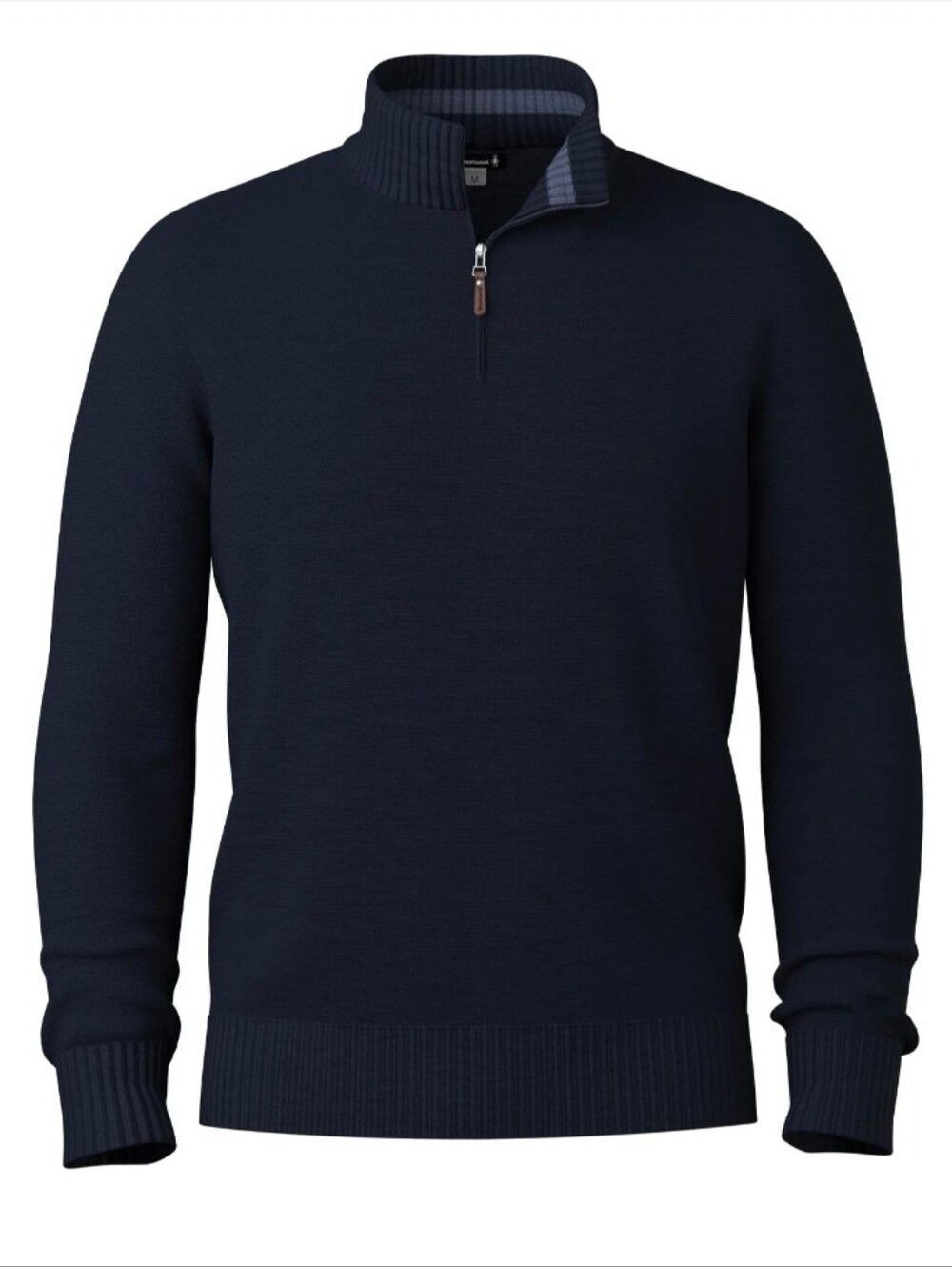 Smartwool Men's Quarter-Zip Sweater - Blue Large
